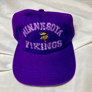 NWOT VTG Game Day Minnesota Vikings Hat SnapBack Cap NFL Football Rare Design